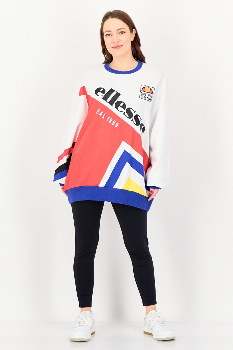 Ellesse Women Sportswear Fit Long Sleeve Outdoor Sweatshirt, Multicolor - Image 4