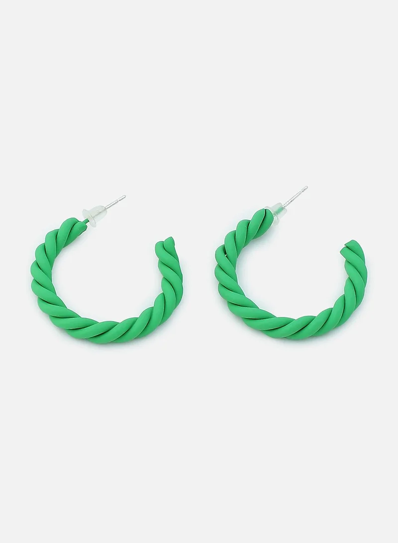SOHI Party Artificial Hoop Earring Jewellery