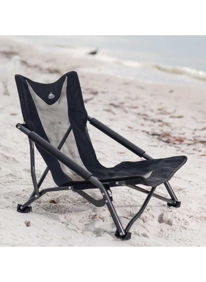 Cascade Mountain Tech Cascade Mountain Tech Folding Camp Chair for Camping, Beach, Picnic, Barbeques, Sporting Events with Carry Bag  - Image 1