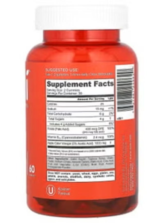 جو لاين جولي للغذاء، حبات عصارة التفاح المخففة، 60 حبة - Image 2