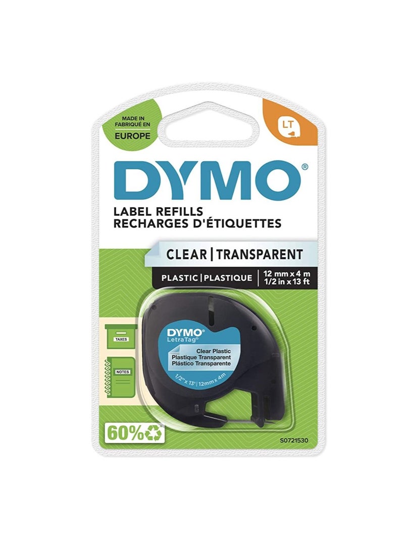DYMO CLEAR TAPE 12MMX4M S0721530