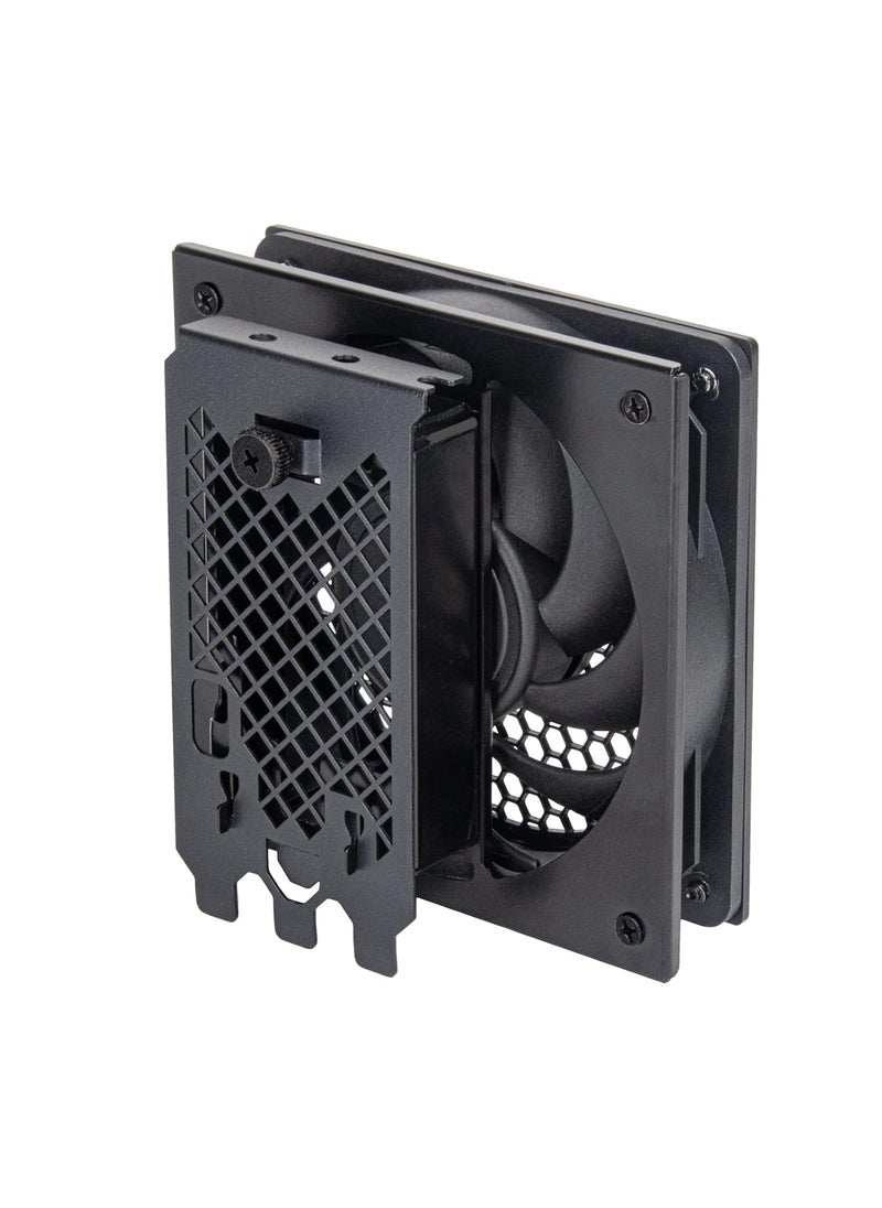 SilverStone SilverStone Technology FDP02 External GPU Cooling Fan Adapter Bracket SSTFDP02B  - Image 1