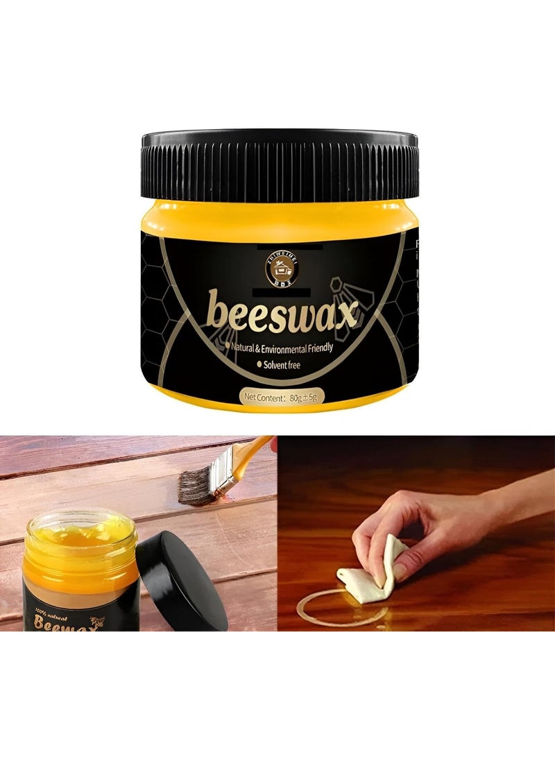 ملمع شمع العسل للأثاث الخشبي - منظف وملمع طبيعي متعدد الأغراض للخشب - يعيد اللمعان ويحمي الأسطح الخشبية - Image 1