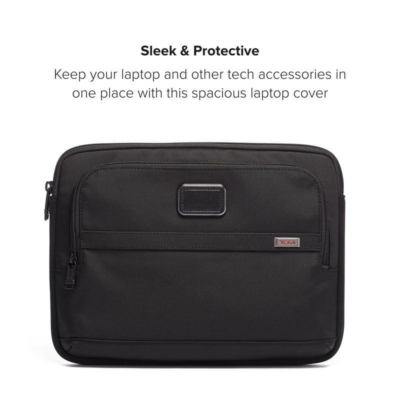 TUMI - Alpha Laptop Cover - Protective Computer Case for Business & Travel - Durable Computer Sleeve -Medium, Fits Up to 13" Laptop, Black - Image 5