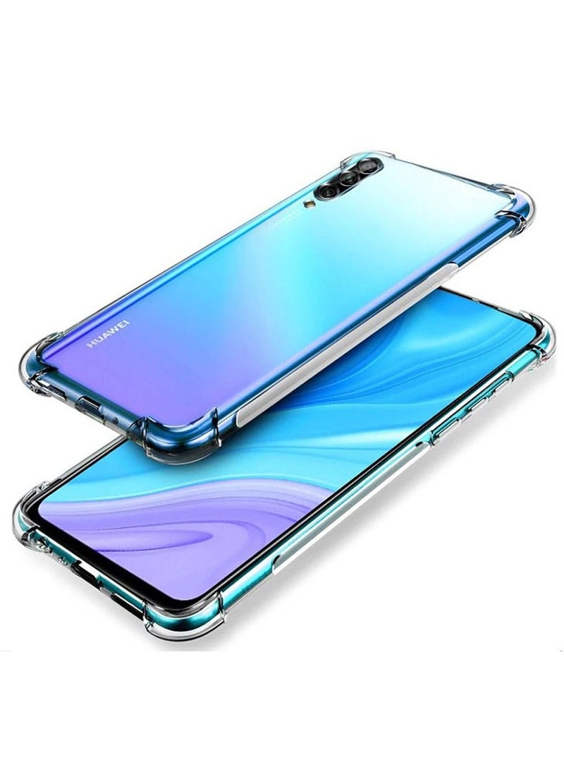 CATANES Huawei Y9s Transparent Shockproof Case Crystal Clear Bumper TPU Cover with Airbag Corner Protection 6.59 inch - Image 3