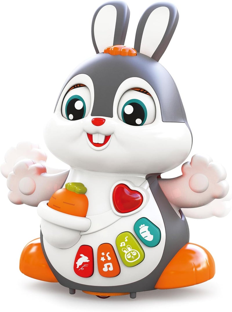 Hola Dancing Bunny - Interactive Toy with Music, Dancing, Flapping Ears, and Sound Effects, Promotes Crawling, Motor Skills, and Cognitive Development for Toddlers 12M+ - Image 1
