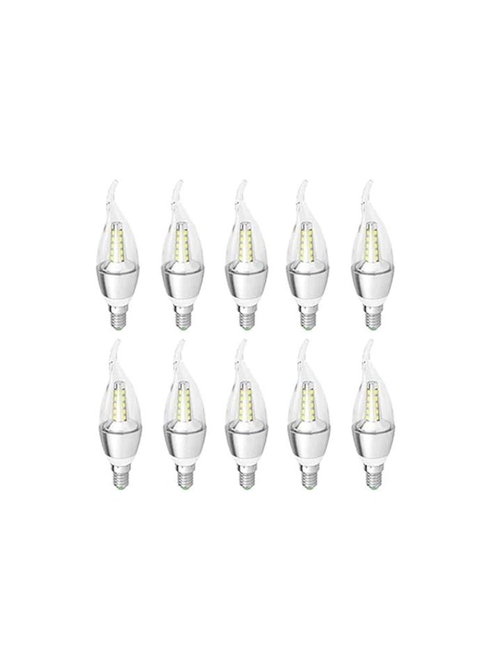 عدد 10 لمبة ليد دمعة 5 وات إضاءة بيضاء للنجف والأبليكات