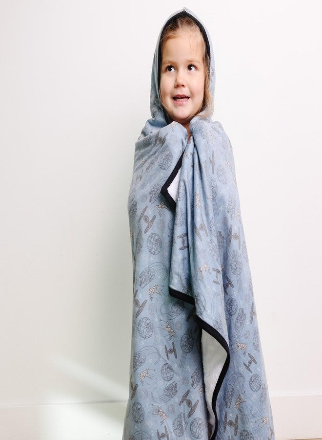 Copper Pearl Premium Big Kid Hooded Towel Starships - Image 5