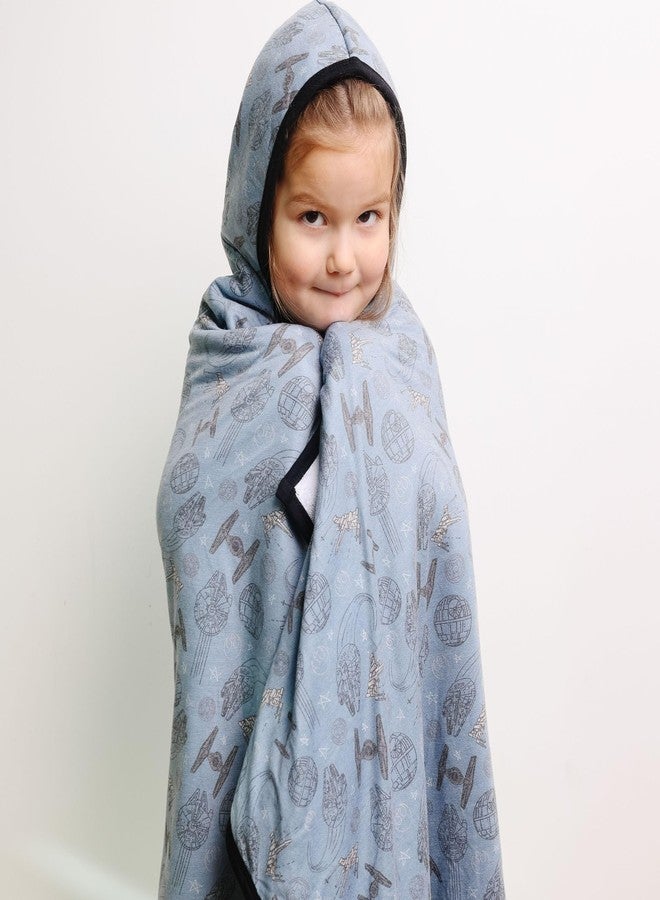 Copper Pearl Premium Big Kid Hooded Towel Starships - Image 3