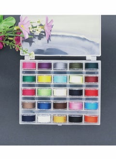 Y&D Empty Bobbin, Plastic Spool with Housing, Sewing Machine Storage Box for Accessories (25 Pieces)  - Image 3