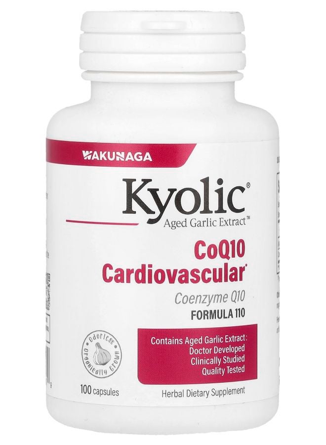 kyolic Aged Garlic Extract CoQ10 Cardiocascular 100 Capsules