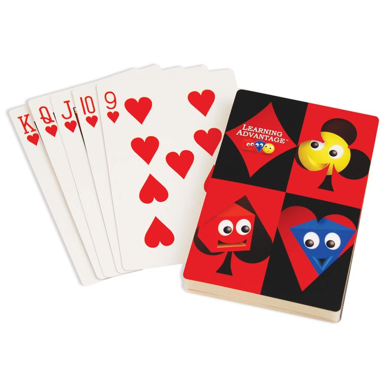 Learning Advantage 7658 Giant Playing Cards, Grade: Kindergarten - Image 5
