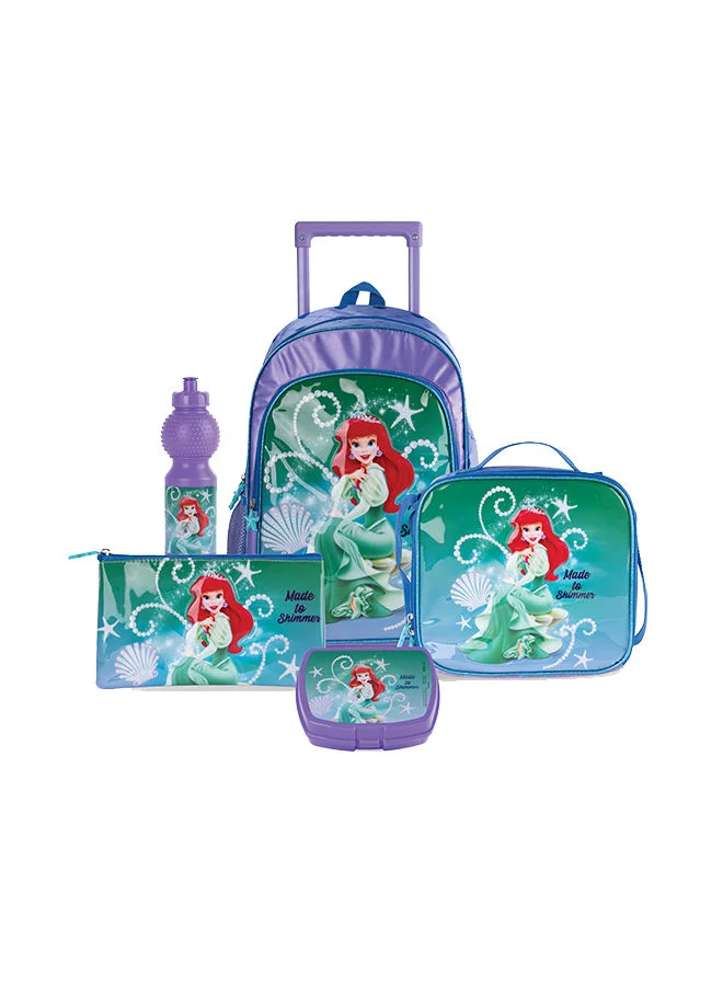 ديزني Disney Princess Made To Shimmer 5 in 1 Trolley Box Set 18 inches