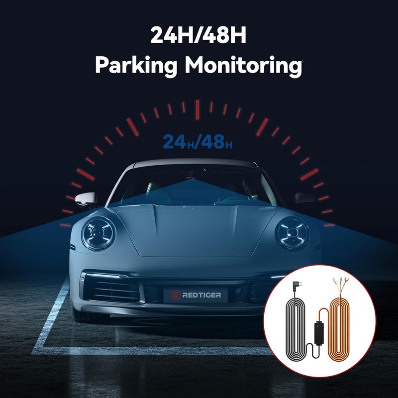 REDTIGER Dashcam Multi-Size Hardwire Kit with Dual Indicator Light and USB-C Power Connector - Image 3