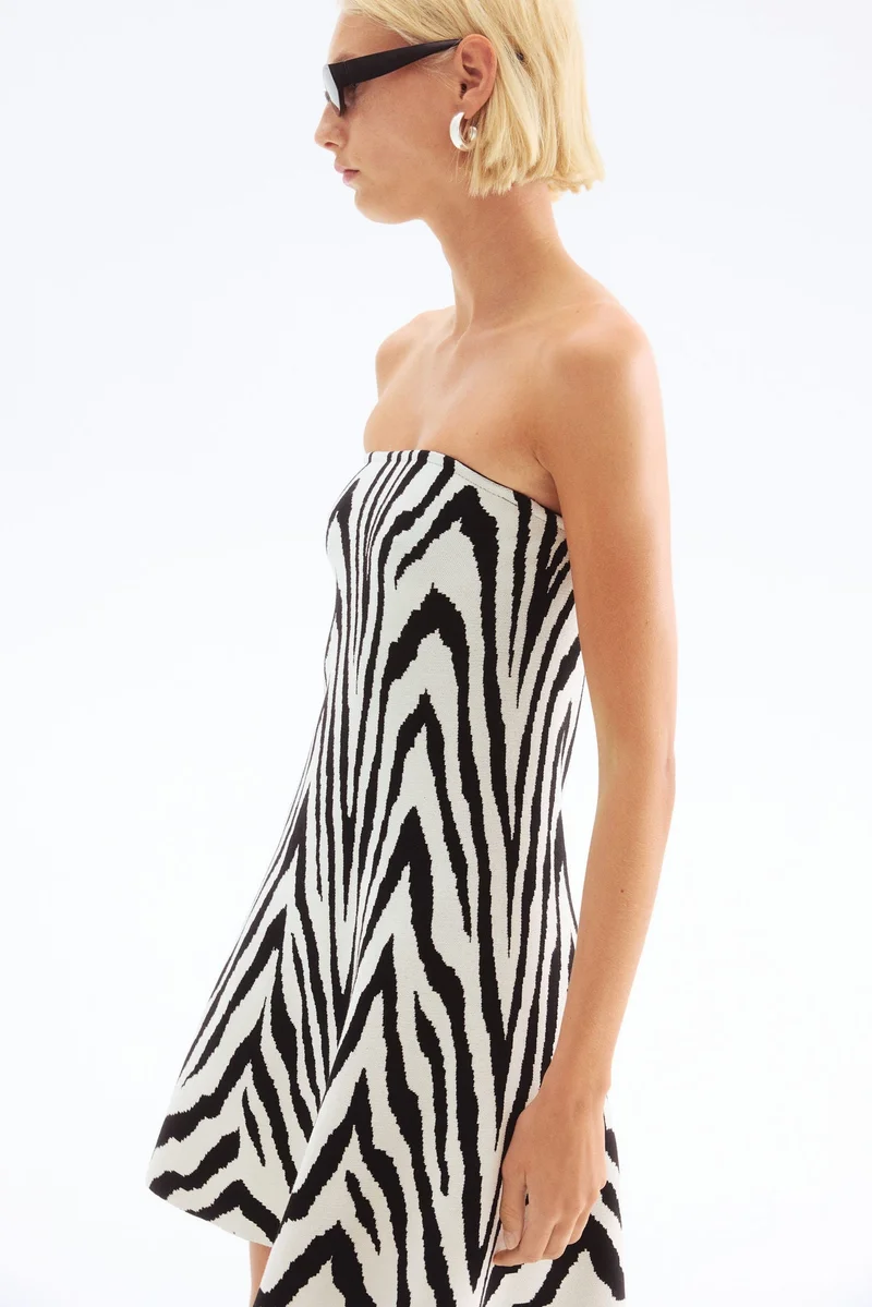 اتش اند ام فستان باندو محبوك