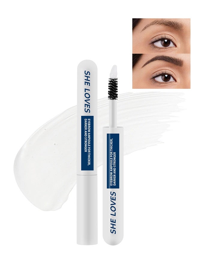 She Loves Ampoule Eyebrow Liquid, Eyebrow Ampoule for Thicker, Darker and Stronger, Natural Brow Enhancer to Grow Thicker - Image 1