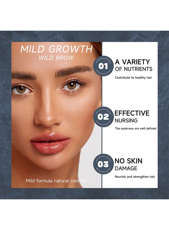 She Loves Ampoule Eyebrow Liquid, Eyebrow Ampoule for Thicker, Darker and Stronger, Natural Brow Enhancer to Grow Thicker - Image 3