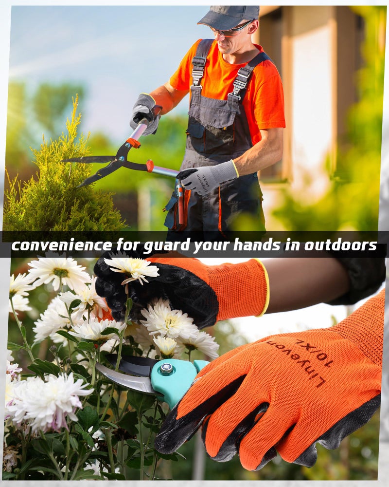 Maxcheck 54 Pairs PU Coated Gloves Bulk, Reusable Rubber Safety Gloves for Men Women Work Warehouse, Mechanic, Woodworking(Multicolor,L) - Image 5