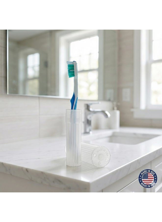 American Comb Toothbrush Holder (White) - Image 5
