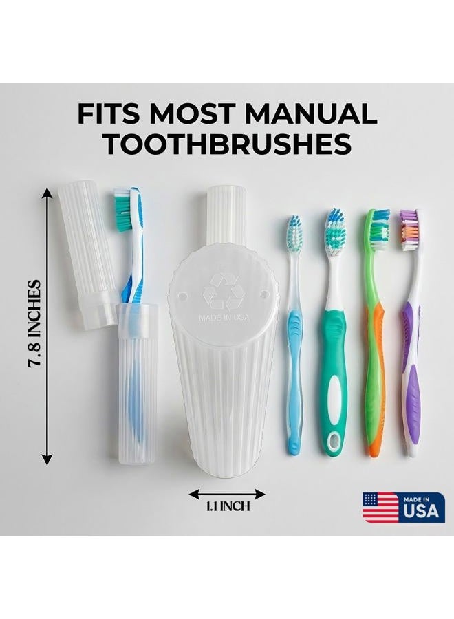 American Comb Toothbrush Holder (White) - Image 2