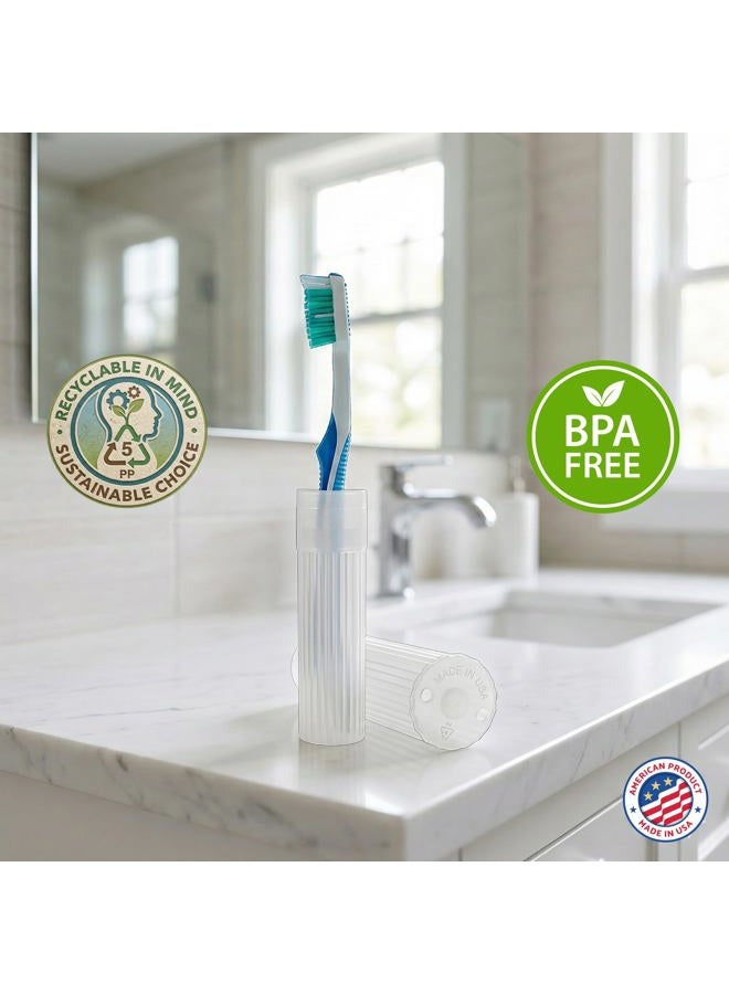 American Comb Toothbrush Holder (White) - Image 4