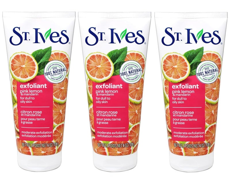 سانت آيفز مجموعة مقشر بالليمون الوردي والماندرين من 3 قطع - Image 1