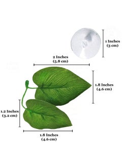 SunGrow SunGrow Betta Fish Leaf Hammock, Twin Leaf Design with Suction Cup, 2-Pack - Comfortable Resting, Breathing & Breeding Pads, Easy Install, Simulates Natural Habitat for Healthier Betta  - Image 5