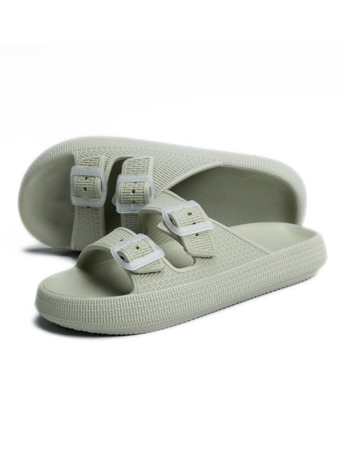 Porto Double Buckle Slipper for women