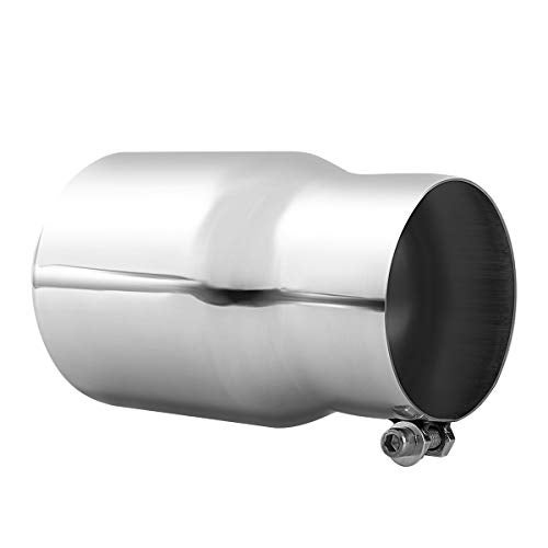 Tritrust Exhaust tip -3.5 Inch Inlet Bolt on Design- Stainless Steel Car Muffler Tips 3.5" ID x 4.5"OD x 6.5"L - Image 3