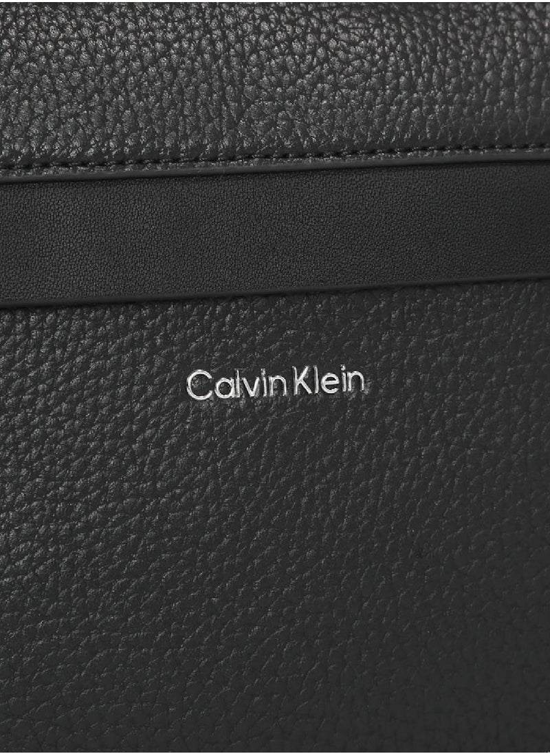 CALVIN KLEIN - Men's Crossbody Camera Bag - Polyester Blend, Black - Image 1