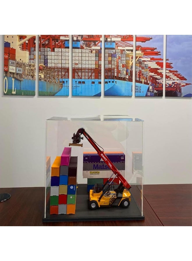 TPGP Clear Acrylic Display Stand Assemble Countertop Box Storage Cube Organizer Display Case Dustproof Protection Showcase for Action Figures Collectibles Lego - Image 4
