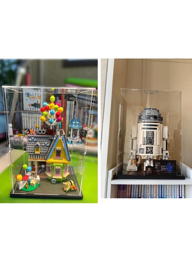 TPGP Clear Acrylic Display Stand Assemble Countertop Box Storage Cube Organizer Display Case Dustproof Protection Showcase for Action Figures Collectibles Lego - Image 5