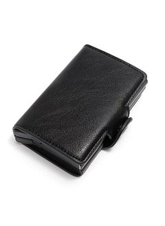 ماركة غير محددة محفظة مانعة للاتصالات اللاسلكية RFID ممتازة ، علبة بطاقات منبثقة ، محفظة بطاقات ائتمان للرجال أو السيدات ، حامل بطاقات ألومنيوم ، بساطة  - Image 1