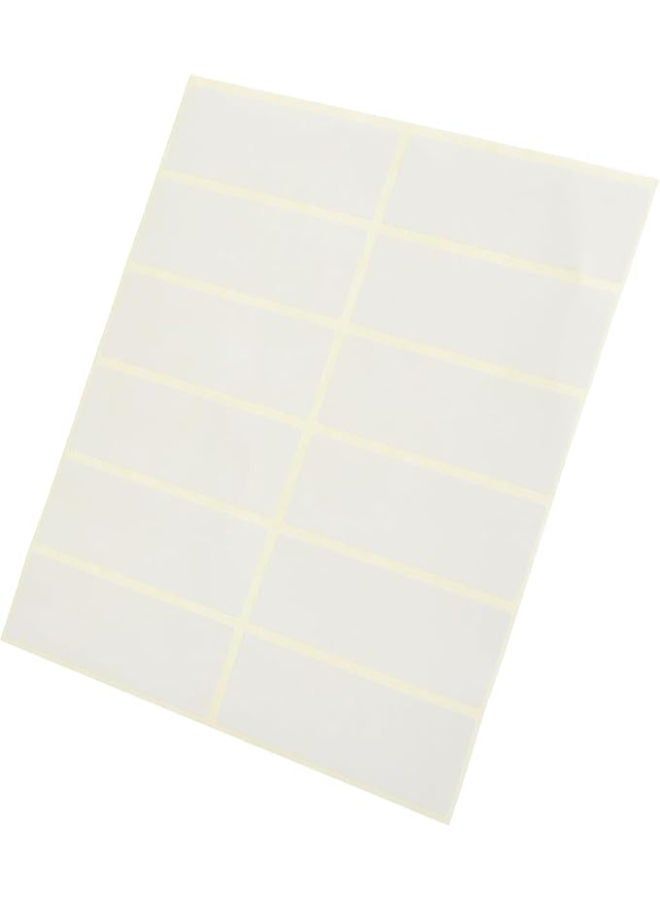 El Manar Spacious Precision Adhesive Label Sticker, 23x72 mm With Premium Material Suitable For Home, School And Office - Image 2
