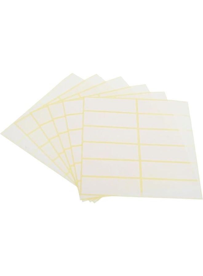 El Manar Spacious Precision Adhesive Label Sticker, 23x72 mm With Premium Material Suitable For Home, School And Office - Image 1