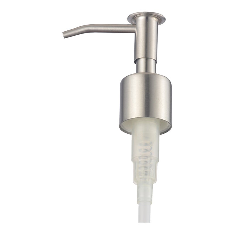2 pcs Stainless Steel Pump Emulsion Shampoo Dispensing Pump Bottle Press Replacements for Home Shop ( ) - Image 2