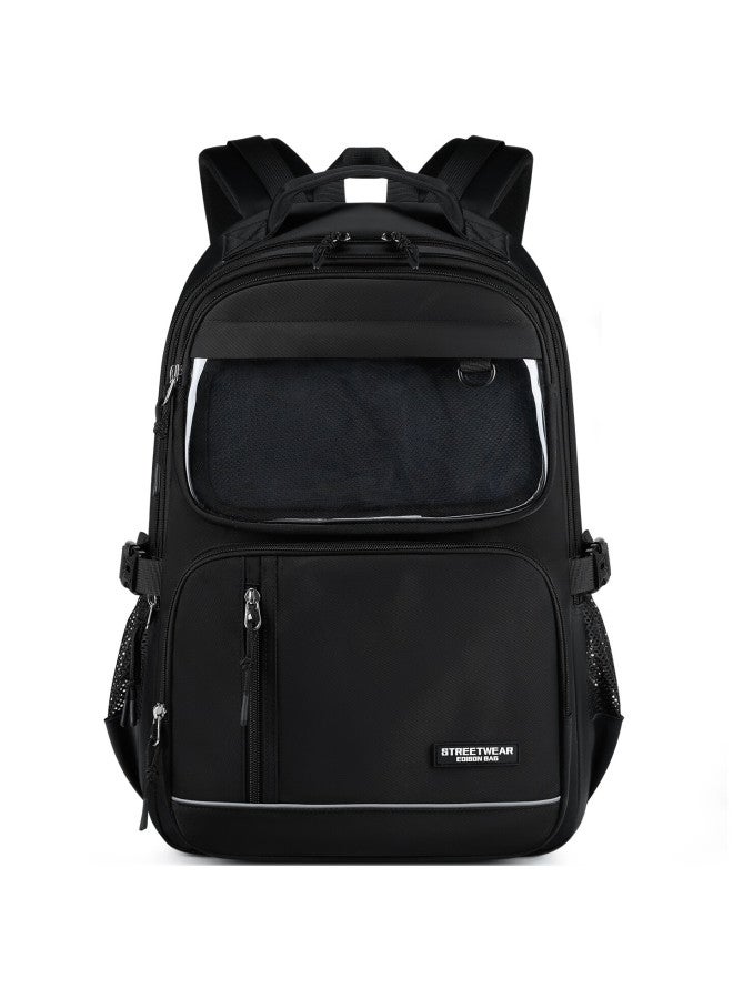 Edison High School Student Backpack Diy Anime Style Cute Grain Pain Backpack High-value Style Spine Protection Bag M2-1 - Image 5