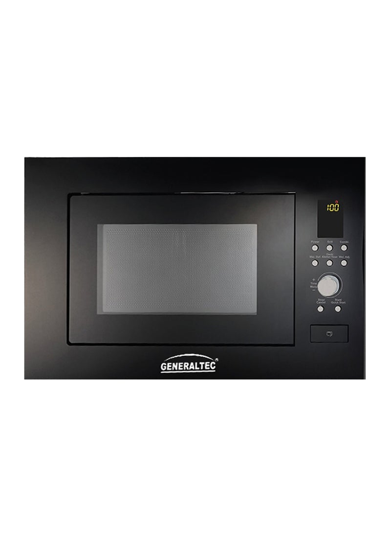 Generaltec 30L Built-in Microwave GBMO30MGB - Sleek Design, Push Button Door, Knob Control, Effortless Cooking - 1-Year Manufacturer Warranty 30 L 1400 W GBMO30MGB black