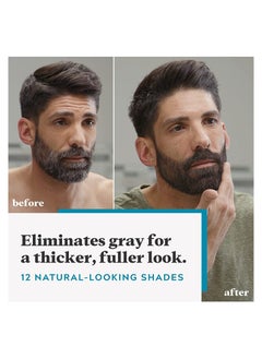 Just For Men Mustache & Beard, Beard Coloring for Gray Hair, Medium Brown M.35  - Image 5