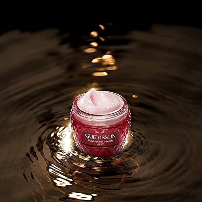 GUERISSON Red Ginseng Cream 2.03 fl.oz. (60g) - Contained Horse Oil & Red Ginseng Extract, Antioxidant & Powerful Hydrating Facial Cream - Image 5