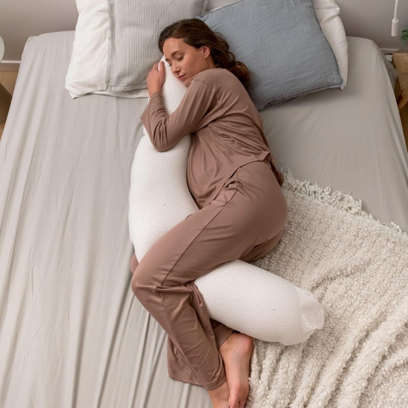 Doomoo Buddy Silver Dots Multi-Functional Maternity Pillow - Image 5