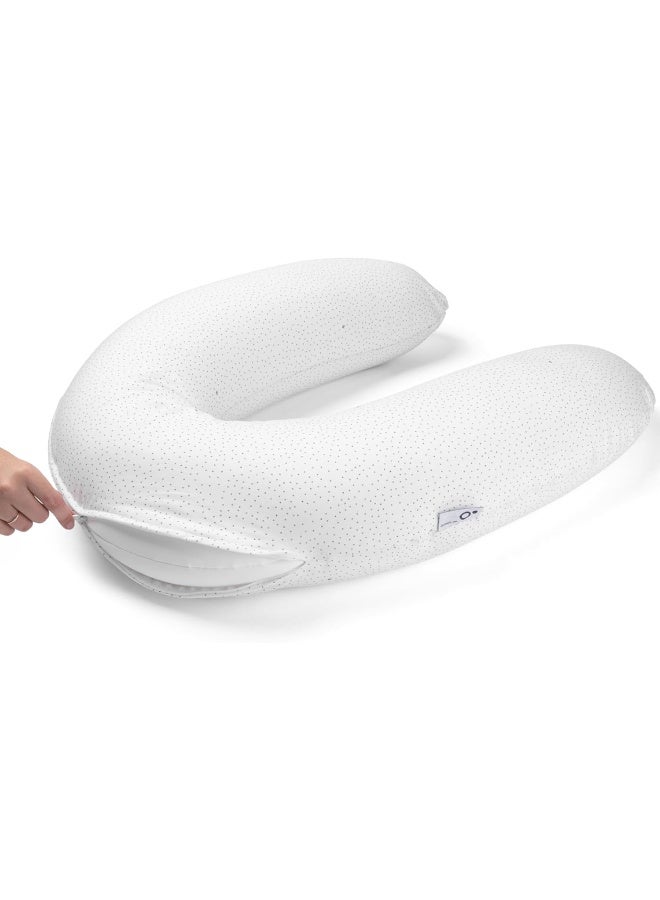 Doomoo Buddy Silver Dots Multi-Functional Maternity Pillow - Image 4