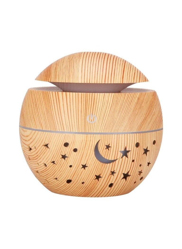 Trendy Nest Trendy Nest Wooden Cool Mist Humidifiers Essential Oil Diffuser Aroma Air Humidifier with Colorful Change for Car Office Babies humidifiers for Home air humidifier for Room Pack of 1 