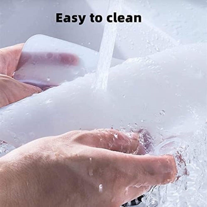 SYOSI Silicone Drain Cover, White 8 in/20cm, 2 Pcs Tub Stopper Floor Anti-Odor Mat, Anti Cockroach Deodorizing Kitchen Seal for Shower, Laundry, Toilet and Else - Image 5
