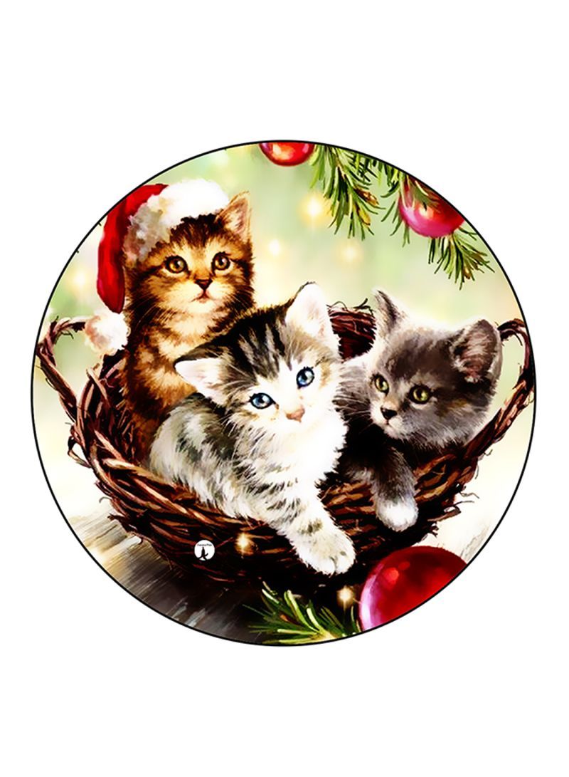 Cats Printed Mouse Pad Multicolour