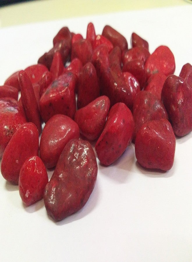 CAPPL Decorative Small Pebble Stone (Red, 1Kg) - Image 2