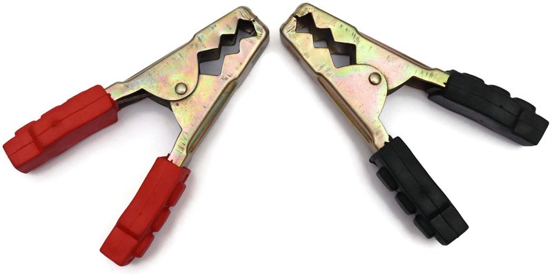 Electronicspices Electronic Spices Heavy Duty Alligator/Crocodile Clamp Set Electrical Battery Clamp Connect (600 AMP) multi - Image 2