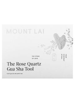 Mount Lai Mount Lai, The Rose Quartz Gua Sha Tool, 1 Tool  - Image 2