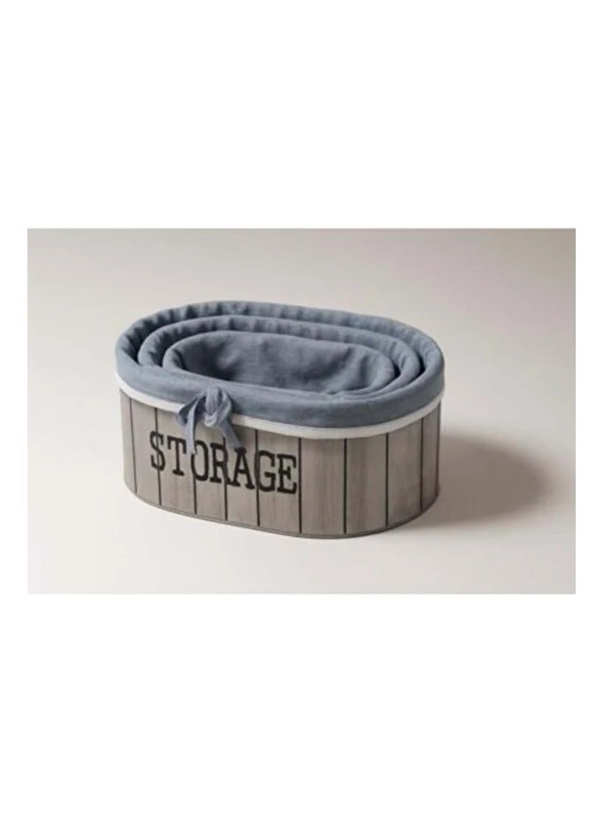 طقم سلات تقديم تخزين متعددة الاستخدامات بتصميم راقي - Image 4