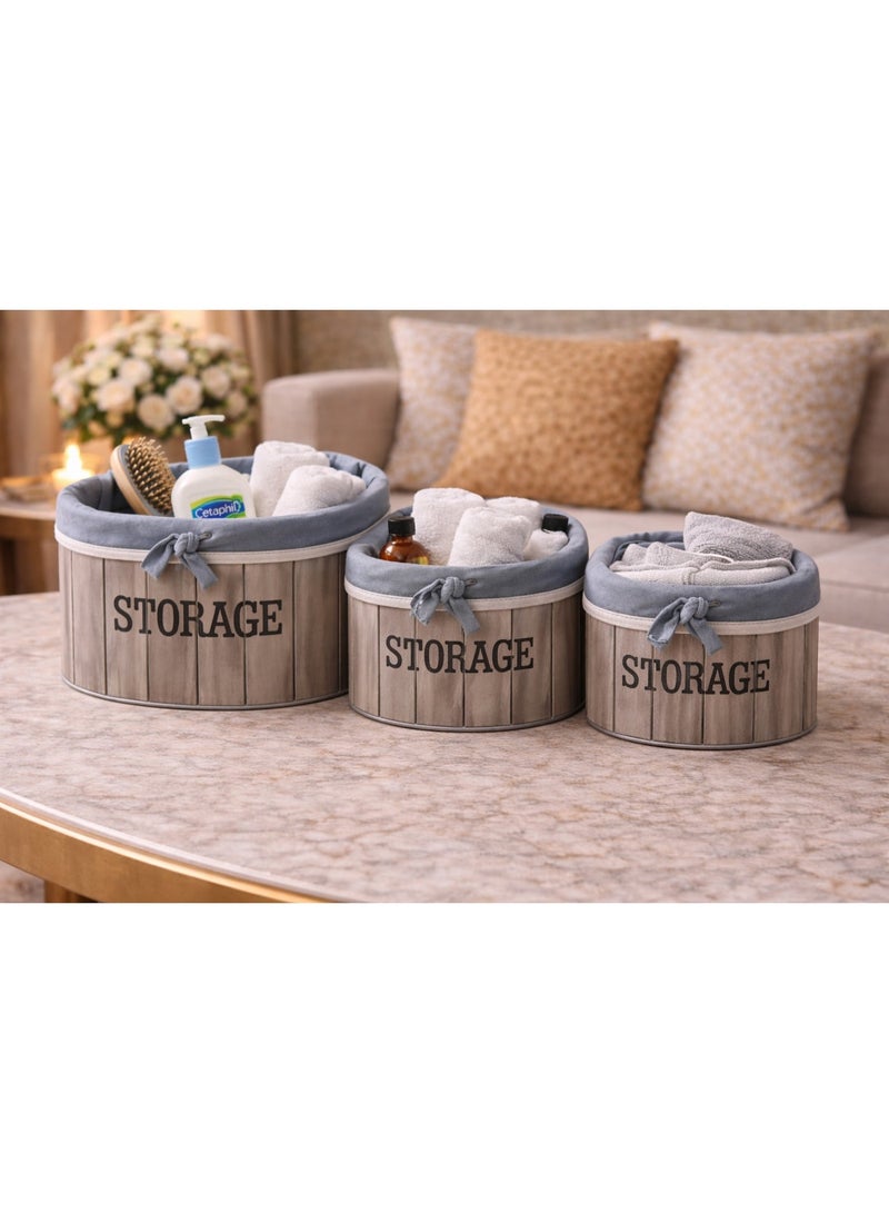 A set of versatile storage serving baskets with an elegant design - Image 3